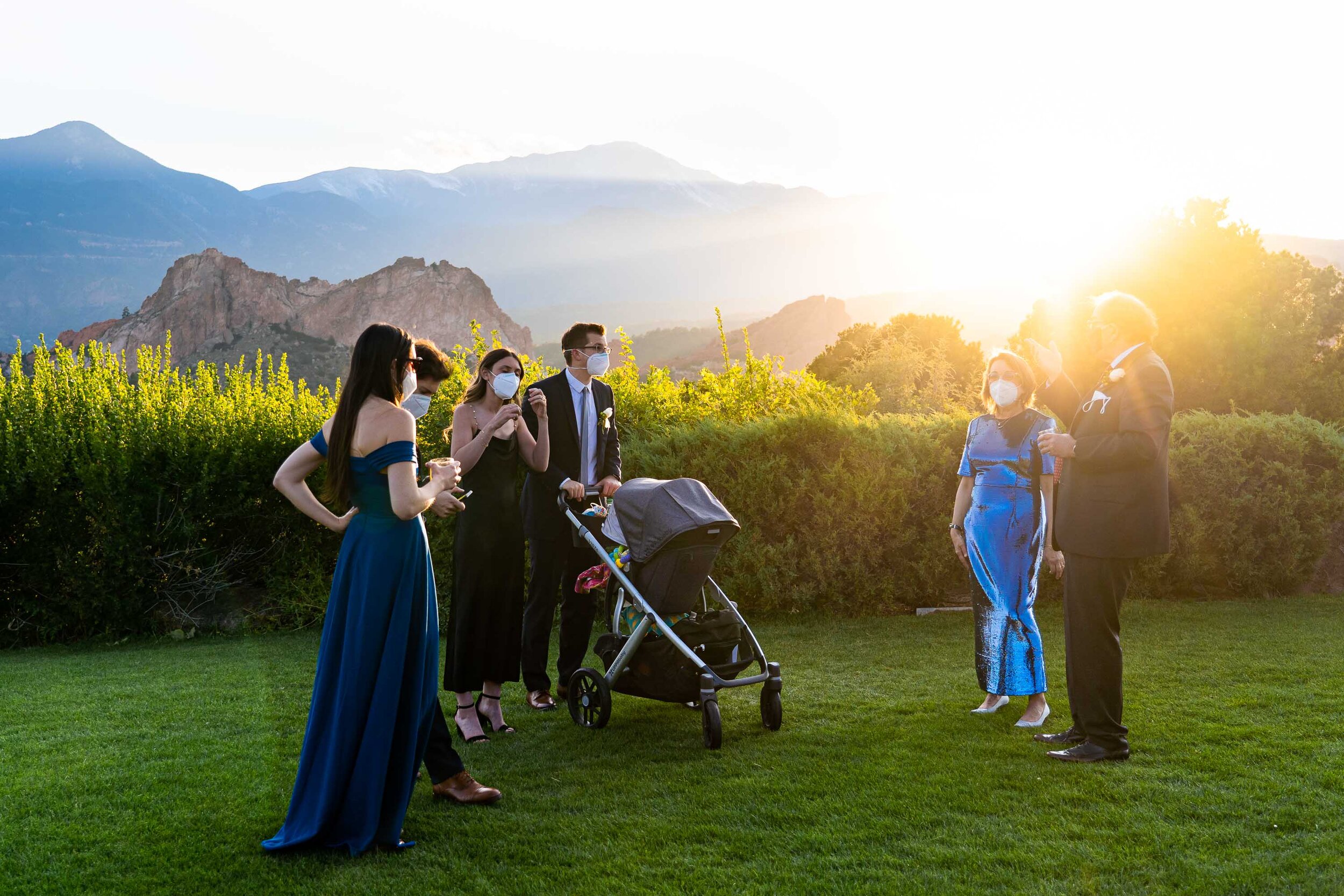 Cocktail hour at the Garden of the Gods Club and resort by the reflection pond, wedding photos, wedding photography, wedding photographer, wedding inspiration, wedding photo inspiration, wedding portraits, wedding ceremony, wedding reception, mountain wedding, Garden of the Gods wedding, Garden of the Gods Club & Resort wedding, Garden of the Gods Club & Resort wedding photos, Garden of the Gods Club & Resort wedding photography, Garden of the Gods Club & Resort wedding photographer, Garden of the Gods Club & Resort wedding inspiration, Garden of the Gods Club & Resort wedding venue, Colorado Springs wedding, Colorado Springs wedding photos,  Colorado Springs wedding photography, Colorado Springs wedding photographer, Colorado wedding, Colorado wedding photos, Colorado wedding photography, Colorado wedding photographer, Colorado mountain wedding, Colorado wedding inspiration